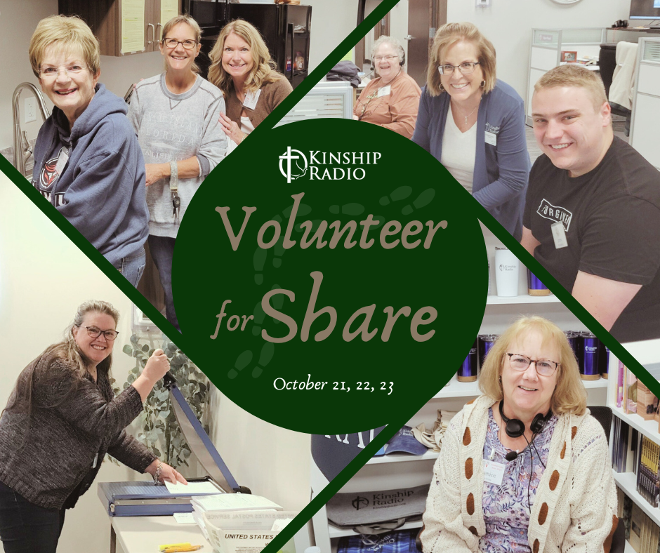 Share 2025 Volunteers Needed
